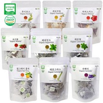 유기농 허브차 삼각티백 모음/페퍼민트/캐모마일/루이보스 외, 상품선택:01. 유기농 페퍼민트 10티백