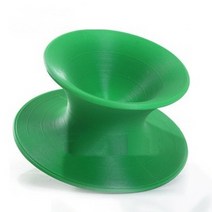 팽이의자 스핀체어 360도 바퀴없는 인테리어 카페 특이한 의자 소형 대형, 1개, 대형 그린