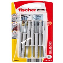 fischer 피셔 해머픽스 N 6X60/30S 접시머리 앵커 칼블록 8pcs