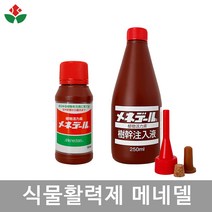 뿌리활력제 메네델 100ml 250ml 수간주사형 식물활력제 식물영양제 뿌리발근 수경재배, 02. 메네델 250ml 수간주사형, 1개