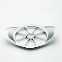 쵸코리아 스텐 사과 커터기 사과칼 과일 커터 분할기 사과 8등분, 1개