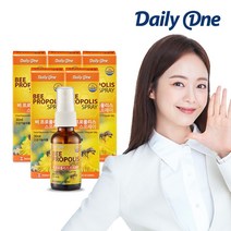 데일리원 전소민 비 프로폴리스 스프레이 캐나다 직수입 프리미엄 구강 분사 30ml, 5개