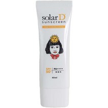 일본직발송 6. SOLARD 솔라 D 선스크린 40ML GIRL 선크림 SPF50+ PA++++ 아기 아이 얼굴 몸용 워터프루프, One Size, One Color