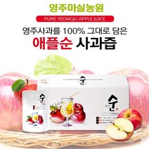 애플순 사과착즙원액, 애플순10포 저온착즙원액, 10포