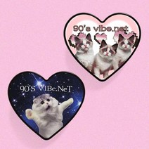 (플라톡) 하트-레트로 시리즈 캣사이트 고급형 블랙:로딩캣, 1개, 색상