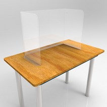 인터탑 플랜파일 고급형 비말방지 위생 가림판 5개팩, 대형(5개입)