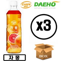 까르페 자몽농축액1000mlX3개, 3개, 1000ml