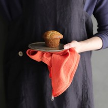 [바보사랑] 리노에리나 마농 리투아니아 린넨 키친크로스 오렌지, 색상선택:샤프란옐로우, 상세 설명 참조