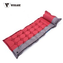 런웨이브 에어매트 21홀 자충매트, 레드