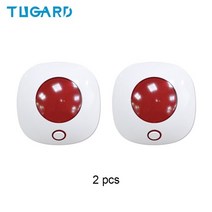 사이렌 10 433 무선 경보 미니 혼 110 라이트 플래시 스트로브, yk-013-sn10-2pcs