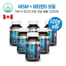 관절건강에 도움줄 수 있는 캐나다 조인트엠에스엠1375mgx120정X6개 하루에두번 비타민D 생선콜라겐 결정셀룰로스 상어연골분말 캐나다직수입, 본문참고, 관절건강에 도움줄 수 있는 캐나다 조인트엠에스엠1375, 본문참고