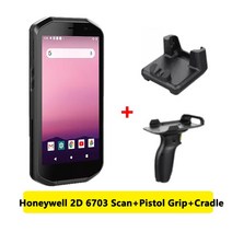 북스캐너 책스캔 안드로이드 9.0 GMS 4G 휴대용 LTE NFC RFID 리더 데이터 터미널 PDA 2D 레이저 바코드, 08 Honey CradlePistol_03 EU