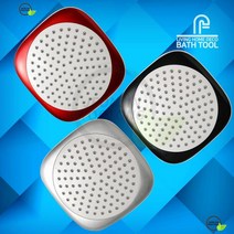 투룸 해바라기대헤드 샤워기 샤워헤드 폭포수 욕조 수전 해바라기샤워기부속, 해바라기대헤드 원형 블랙