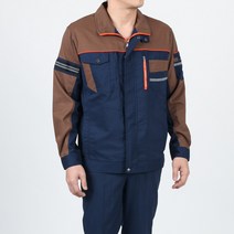 웰컴가운 TB-1007 춘추 작업복 상의 근무복 점퍼 상의 현장복, 2XL[105]