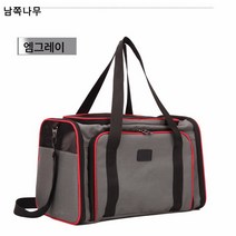 도매 고양이 가방 외출 휴대용 크로스백 목욕 중성화 휴대용 애완 고양이 가방 여름 통풍 접이식 강아지 가방, 그레이