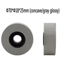 컨베이어 벨트 컨베어 롤러 콘베어 운반 체인 기계 용 프레스 휠 패드 개몫, 70x18(오목)x25mm