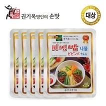 상촌식품 권기옥명인 비빔밥나물 60g 5개, 단품