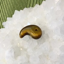 천연 원석 호안석 타이거아이 관상용 곡옥 h9 w15mm (다량보유)