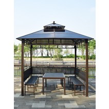 파고라 파라고 원두막 정자 테라스 옥상 야외 캐노피 오두막 쉼터 휴게소 야외휴게실 전원주택 사각정자