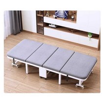 병원 보호자 침대 간편 접이식 이동식 간이 베드, 너비 70cm 린넨 라텍스