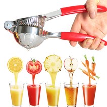 수동 주스 압착기 스테인레스 스틸 레몬 과일 손 압력 Juicer 주방 도구 과일 수동으로 기계를 누르면, A