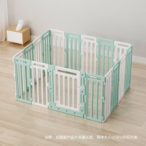 강아지울타리 펜스 철망 방묘문 안전문 개장 고양이 반려동물 반자동 철장 분리형 세트, 가로×세로|169×70cm, 그린 화이트 (대문 | 높이 90 두께 3.0cm)