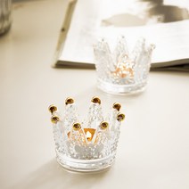 보냄 엔틱 티라이트 홀더, 클리어