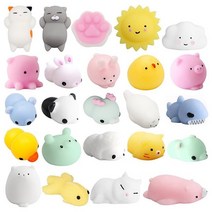 심쿵동물모찌모찌 스트레스볼 동물주물럭 촉감놀이 아이들이좋아하는장난감, 낱개구매