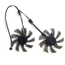 2PCS FDC10H12S9-C DC 12V 0.45A 4Pin 85mm 사파이어 R9 270 280 280X 285 HD7850 7950 7970 그래픽 카드 팬, Double ball fan