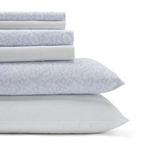 Laura Ashley Home 퍼케일 침구 세트 마리사 코랄 킹