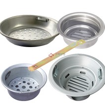 숯통 18cm 24cm 26cm 국내산 2중구조 원형숯통 캠핑숯통 캠핑용품, 숯통(18cm)일반형