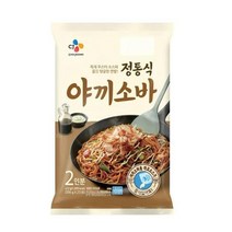 CJ더마켓 소바밀키트 소바레시피 정통식 야끼소바 밀키트 메밀소바 메밀면 모밀면 412G, 12개