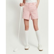 23SS [단독특가][SET-UP]핑크 하운드 투스 자카드 반바지 HWPA3A222P1