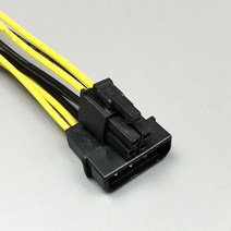 3핀-4 전원 케이블 커넥터 IDE-마더 보드 CPU D EPS 암 공급, 02 2PCS