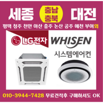 LG 휘센 TW1100Y2SR 원형 에어컨 천장형 냉난방기 대전시 세종시 천안 30평 설치