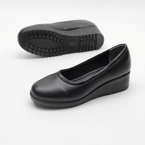 여자 중년 여성 아줌마 알바 정장 근무화 단화 신발 구두