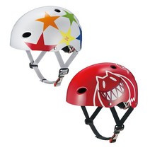 OGK 자전거 스포츠 헬멧 FR Kids 아동용 5-13세 3색상, 스타화이트