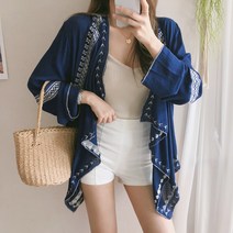 요시아나 [만원의행복] [당일발송] 자수 숄카라 가디건