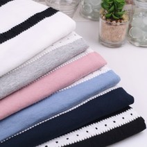 179 탐나요원단 면 스트라이프 원단 솔브론6컬러, 메란지