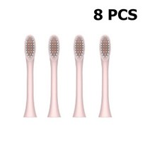 성인용 소닉 전동 칫솔 타이머 브러시 6 가지 모드 USB 충전기 충전식 교체용 헤드 세트 치아 관리, [06] 06 8pcs brush head
