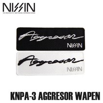 니신 와펜 KNPA 3 아그레사 낚시의류 패치 자수와펜, KNPA-3-583319, 1개
