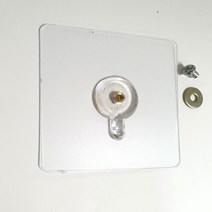 하모니 벽걸이 매직후크 매직너트, 1개, 7.2*7.2cm/6mm