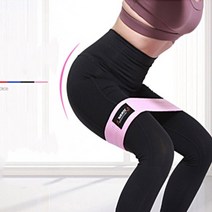 제이와이홀딩스 힙업 하체 다리 운동기구 스쿼트 밴드, 레드