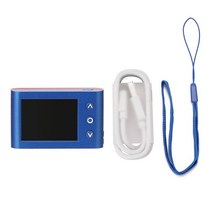 열화상카메라 열감지카메라 HY MLX90640 LCD 디스플레이 화면 휴대용 온도 기록계 적외선 디지털 열 화상 카메라, 1.파란