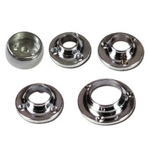 인라이프 원형소켓 옷봉 원형 파이프 소켓 옷걸이봉, 1개, 01.조립소켓 25ø