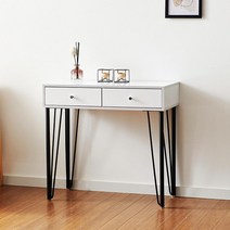 우아한 모던거실 스틸프레임 콘솔테이블 안방 현관, 화이트