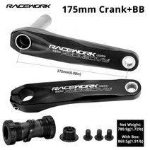자전거크랭크 픽시크랭크 크랭크암 Racework 자전거 크랭크 세트 크랭크 세트 축 크랭크 세트 야외 라이딩 170mm175mm, CHINA_as show, 12