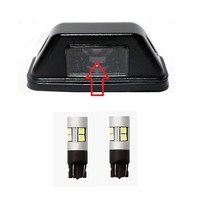 대성부품/24V LED 넘버등전구/넘버등전구/큐/램프/메가/트라고/엑시언트/화물차/대형트럭/모비스/파비스/트럭/특장차/윙바디/탑차/번데기/T10/10T/현대트럭/번데기전구/현대트, 현대트럭 LED 넘버등전구(T10) 2개, 2개