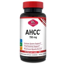 Olympian Labs AHCC 30정 750mg Olympian Labs Premium AHCC Supplement 750mg of AHCC per Capsulesule