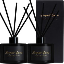 부케가르니 딥 블랙 디퓨저 200ml x 2p, 베이비파우더